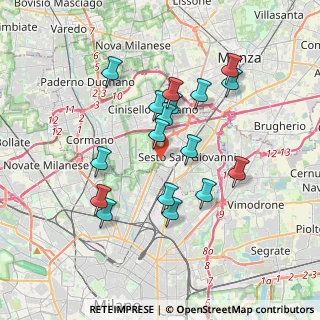 Mappa Viale Fulvio Testi, 20099 Sesto San Giovanni MI, Italia (3.28059)