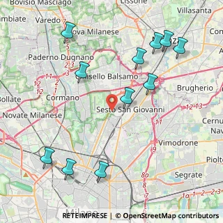 Mappa Viale Fulvio Testi, 20099 Sesto San Giovanni MI, Italia (4.89455)