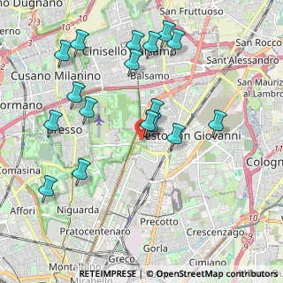 Mappa Viale Fulvio Testi, 20099 Sesto San Giovanni MI, Italia (2.11647)
