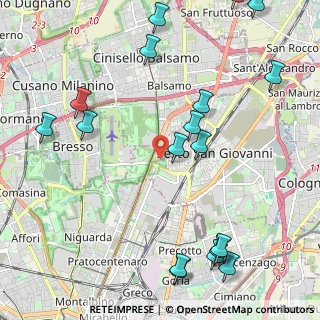 Mappa Viale Fulvio Testi, 20099 Sesto San Giovanni MI, Italia (2.77667)