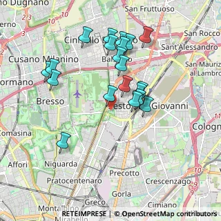 Mappa Viale Fulvio Testi, 20099 Sesto San Giovanni MI, Italia (1.782)