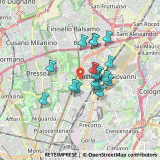 Mappa Viale Fulvio Testi, 20099 Sesto San Giovanni MI, Italia (1.38353)