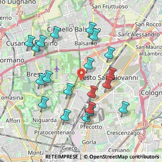 Mappa Viale Fulvio Testi, 20099 Sesto San Giovanni MI, Italia (2.096)
