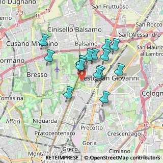 Mappa Viale Fulvio Testi, 20099 Sesto San Giovanni MI, Italia (1.33867)