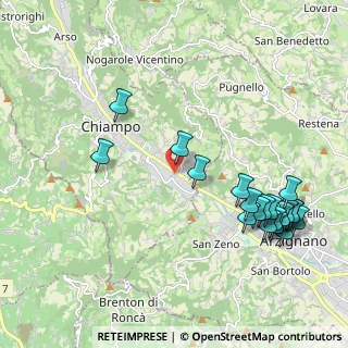 Mappa Via Arzignano, 36072 Chiampo VI, Italia (2.412)