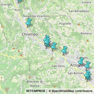 Mappa Via Arzignano, 36072 Chiampo VI, Italia (2.47636)