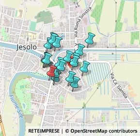 Mappa Via S. Lega, 30016 Jesolo VE, Italia (0.2675)