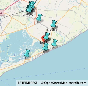 Mappa Via Salsi, 30016 Jesolo VE, Italia (7.8355)