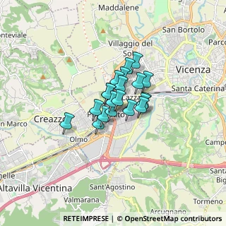 Mappa Strada Padana Superiore verso Verona, 36100 Vicenza VI, Italia (0.871)