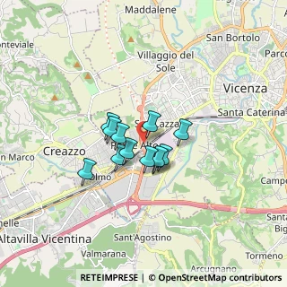 Mappa Strada Padana Superiore verso Verona, 36100 Vicenza VI, Italia (1.04083)
