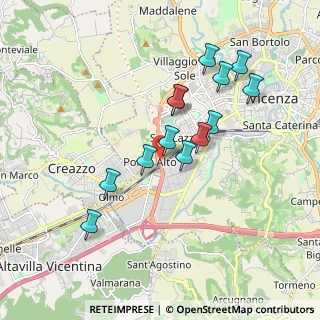 Mappa Strada Padana Superiore verso Verona, 36100 Vicenza VI, Italia (1.65077)