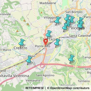 Mappa Strada Padana Superiore verso Verona, 36100 Vicenza VI, Italia (2.49308)