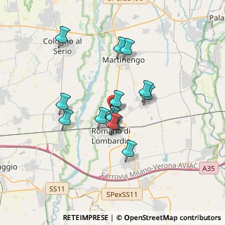 Mappa Via Orsa Maggiore, 24058 Romano di Lombardia BG, Italia (2.78429)