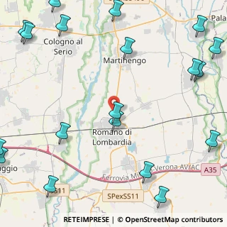 Mappa Via Orsa Maggiore, 24058 Romano di Lombardia BG, Italia (6.84474)