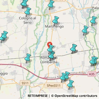 Mappa Via Orsa Maggiore, 24058 Romano di Lombardia BG, Italia (5.969)