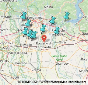 Mappa Via Orsa Maggiore, 24058 Romano di Lombardia BG, Italia (13.61091)