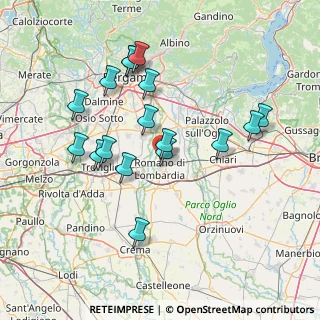 Mappa Via Orsa Maggiore, 24058 Romano di Lombardia BG, Italia (14.44353)