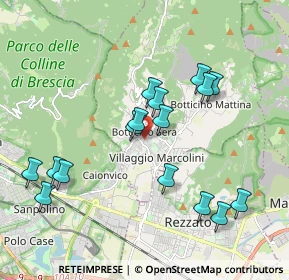 Mappa Via Gerone, 25082 Botticino BS, Italia (1.93375)