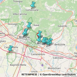 Mappa Via Gerone, 25082 Botticino BS, Italia (6.15)
