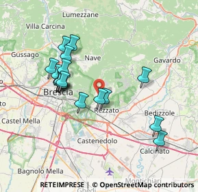 Mappa Via Gerone, 25082 Botticino BS, Italia (6.80722)