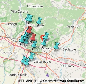 Mappa Via Gerone, 25082 Botticino BS, Italia (6.5)