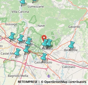Mappa Via Gerone, 25082 Botticino BS, Italia (8.29667)