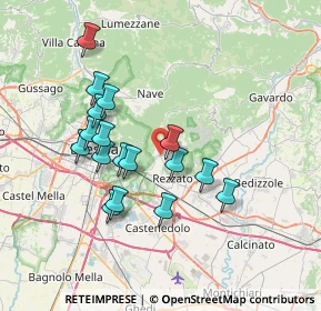 Mappa Via Gerone, 25082 Botticino BS, Italia (6.51706)