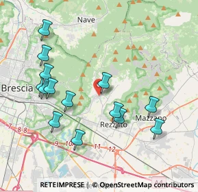 Mappa Via Gerone, 25082 Botticino BS, Italia (4.03929)