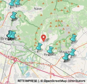 Mappa Via Gerone, 25082 Botticino BS, Italia (5.79125)