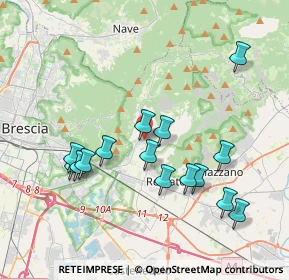 Mappa Via Gerone, 25082 Botticino BS, Italia (3.78533)