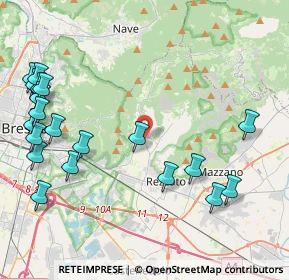 Mappa Via Gerone, 25082 Botticino BS, Italia (5.33)