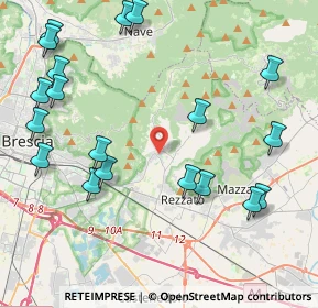 Mappa Via Gerone, 25082 Botticino BS, Italia (5.15105)