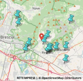 Mappa Via Gerone, 25082 Botticino BS, Italia (3.58214)