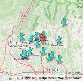 Mappa Via Frattini, 37024 Negrar VR, Italia (6.665)