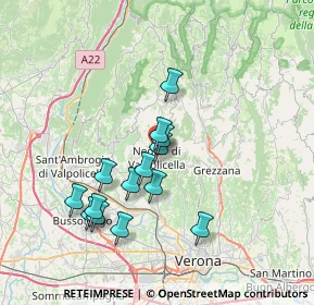 Mappa Via Frattini, 37024 Negrar VR, Italia (6.41714)