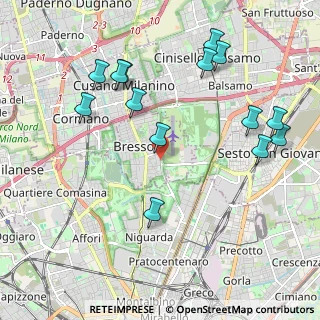 Mappa Via Antonio Gramsci, 20091 Bresso MI, Italia (2.28429)