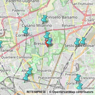 Mappa Via Antonio Gramsci, 20091 Bresso MI, Italia (2.84182)