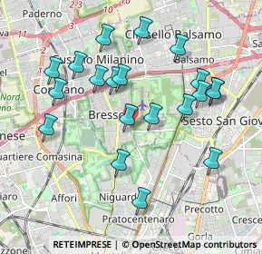 Mappa Via Antonio Gramsci, 20091 Bresso MI, Italia (1.9375)