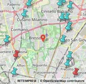 Mappa Via Antonio Gramsci, 20091 Bresso MI, Italia (3.04938)