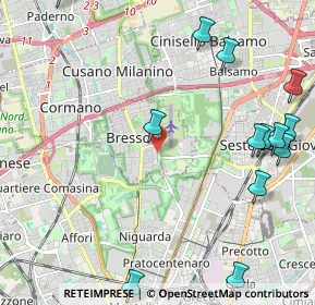Mappa Via Antonio Gramsci, 20091 Bresso MI, Italia (2.87077)