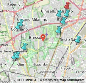 Mappa Via Antonio Gramsci, 20091 Bresso MI, Italia (2.58545)