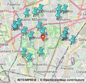 Mappa Via Antonio Gramsci, 20091 Bresso MI, Italia (2.145)