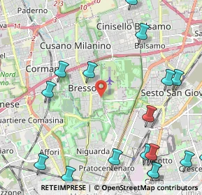 Mappa Via Antonio Gramsci, 20091 Bresso MI, Italia (3.02235)