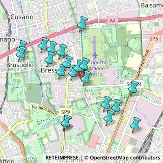 Mappa Via Antonio Gramsci, 20091 Bresso MI, Italia (1.024)