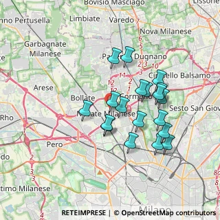 Mappa Via Vignone, 20026 Novate Milanese MI, Italia (3.14474)