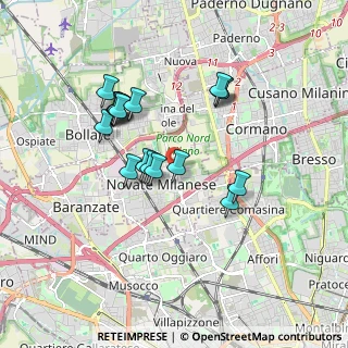 Mappa Via Giacomo Brodolini, 20026 Novate Milanese MI, Italia (1.58389)
