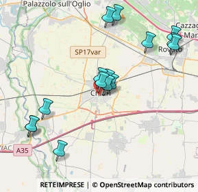 Mappa Viale Pietro Cadeo, 25032 Chiari BS, Italia (4.09533)
