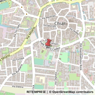 Mappa Viale P. Cadeo, 13, 25032 Chiari, Brescia (Lombardia)