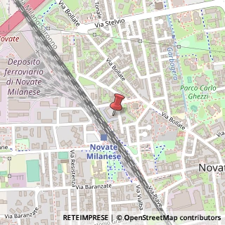 Mappa Via Luigi Cadorna, 11, 20026 Novate Milanese, Milano (Lombardia)