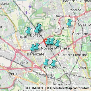 Mappa Via Edison Tommaso, 20026 Novate Milanese MI, Italia (1.45923)
